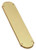 Superior Brass Rounded Push Plate 300x64mm