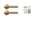 Bellevue Plain Lever Handle Set