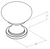 Florencia Plain Knob 29mm