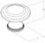 Florencia Plain Knob 29mm
