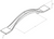 Raviolo Bow Handle 96mm
