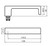 Lockwood 1901 Square End Plate with Cylinder & 111 Lever - Satin Chrome