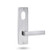 Lockwood 1901 Square End Plate with Cylinder & 101 Lever - Satin Chrome