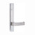 Lockwood 4803 Square End Plate with Emergency Turn & 90 Lever - Satin Chrome