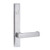 Lockwood 4803 Square End Plate with Emergency Turn & 76 Lever - Satin Chrome