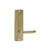Lockwood 1904 Square End Plate with Turn & 70 Lever - Satin Brass