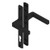 Lockwood Palladium French Door Set 85mm Pitch & 29 Lever - Black