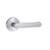 Lockwood 1370 Series 166 Lever On Round Rose Exterior Half Set - Satin Chrome