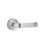 Lockwood Symphony 74 Lever On Interior Round Rose Fixed Half Set - Satin Chrome