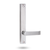Lockwood 4912 Square End Plate with LED Lens & 59 Lever - Satin Chrome