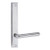 Lockwood 4905 Square End Plate with 104 Lever - Satin Chrome