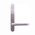 Lockwood 5603 Round End Plate with Emergency Turn & 70 Lever - Satin Chrome