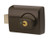 Lockwood 001 Deadlatch with Knob Timber Frame Strike - Brown