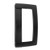 Lockwood Onyx D Handle Dummy / Cover Plate / No Strike - Black