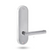 Lockwood 2905 Round End Plate with 155 Lever - Satin Chrome