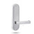 Lockwood 2905 Round End Plate with 112 Lever - Satin Chrome