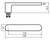 Lockwood 2905/106SC - Interior Round-End Brass Plate - Lever Only - Lever 106 - Satin Chrome