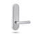 Lockwood 2805 Round End Plate with 166 Lever - Satin Chrome