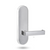 Lockwood 2805 Round End Plate with 142 Lever - Satin Chrome
