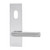 Lockwood 224 Exterior Plate with Cylinder Hole & 98 Lever - Satin Stainess Steel