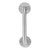 Lockwood 260 Series Interior Blank Round Rose - P2 Pull Handle | Satin Stainless Steel