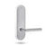 Lockwood 2905 Round End Plate with 97 Lever - Satin Chrome