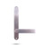 Lockwood 5905 Round End Plate with 59 Lever - Satin Chrome