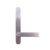 Lockwood 5805 Round End Plate with 59 Lever - Satin Chrome