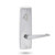 Lockwood 1904 Square End Plate with Turn & 133 Lever - Satin Chrome