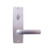 Lockwood 1904 Square End Plate with Turn & 77 Lever - Satin Chrome