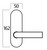 Lockwood 212 Exterior Plate & 74 Lever - Satin Stainless