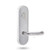 Lockwood 2804 Round End Plate with Turn & 70 Lever - Satin Chrome