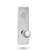 Lockwood 1804 Square End Plate with Turn & 20 Knob - Satin Chrome