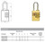 Lockwood 150/25/118 Brass Combination Padlock 25 mm