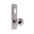 Lockwood 1806 Square End Plate And Turn - Satin Chrome