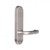 Lockwood 2809 Round End Plate with 70 Fixed Lever - Satin Chrome