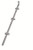 Lockwood Visible Fix Panic Bolt 450mm - Satin Chrome