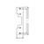 Lockwood ES100/110 C - Type Square Corner - Stainless Steel Fix Plate