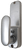 Borg BL2702SCECP Mechanical Digital Lock - Satin Chrome - 28mm Ali-Latch - EasiCode Pro with Key Override
