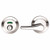 Lockwood 1360 Series - Privacy Indicating Emergency Turn & DDA Turn Knob Escutcheon Kit - Satin Chrome