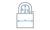 ABUS Padlock Fingerprint Weather Resistant 57/45 (Diagram)