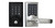 Carbine CDL2 Digital Deadbolt with PIN and Key Override – Satin Nickel and Matte Black