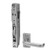 Lockwood 3541 Short Backset Sliding Door Lock & 45 Degrees Lever
