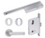 Yale Simplicity Mortice Lock Size 3 Rail Closer S1 Lever with Escutcheon Turn