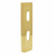 Lockwood Square End Plate with Two Cylinder Holes