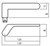 Lockwood 1360 Series Lever 41 on Round Rose - Full Set - Left Hand