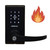 Carbine CEL2 Fire Rated Latching 3in1 Lever Blk