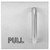 Lockwood 200 Exterior Plate Pull Outline with P1 Pull Handle