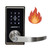 Carbine CEL2-BT Fire Rated Bluetooth Leverset with RFID and Key Override – Satin Nickel