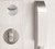Lockwood 220D Concealed Fix Plate Concealed Turn Pull Handle 21 Knob